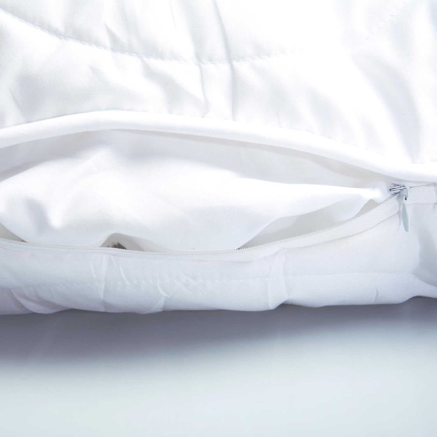 Coussin de couchage latéral 40 X 145 Cm fermeture éclair coussin d'allaitement 1500G Climatisation Oreillers standards Oeko-Tex Naty Shop