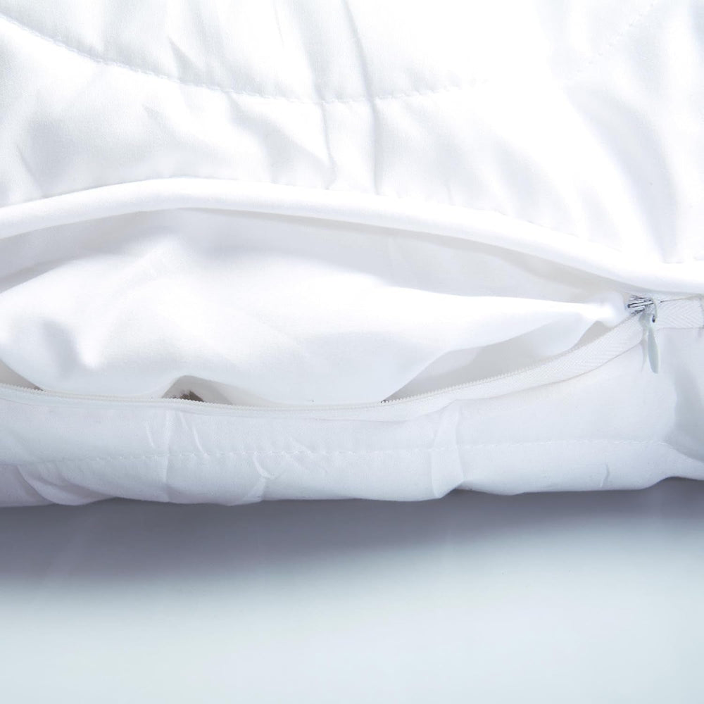 Coussin de couchage latéral 40 X 145 Cm fermeture éclair coussin d'allaitement 1500G Climatisation Oreillers standards Oeko-Tex Naty Shop