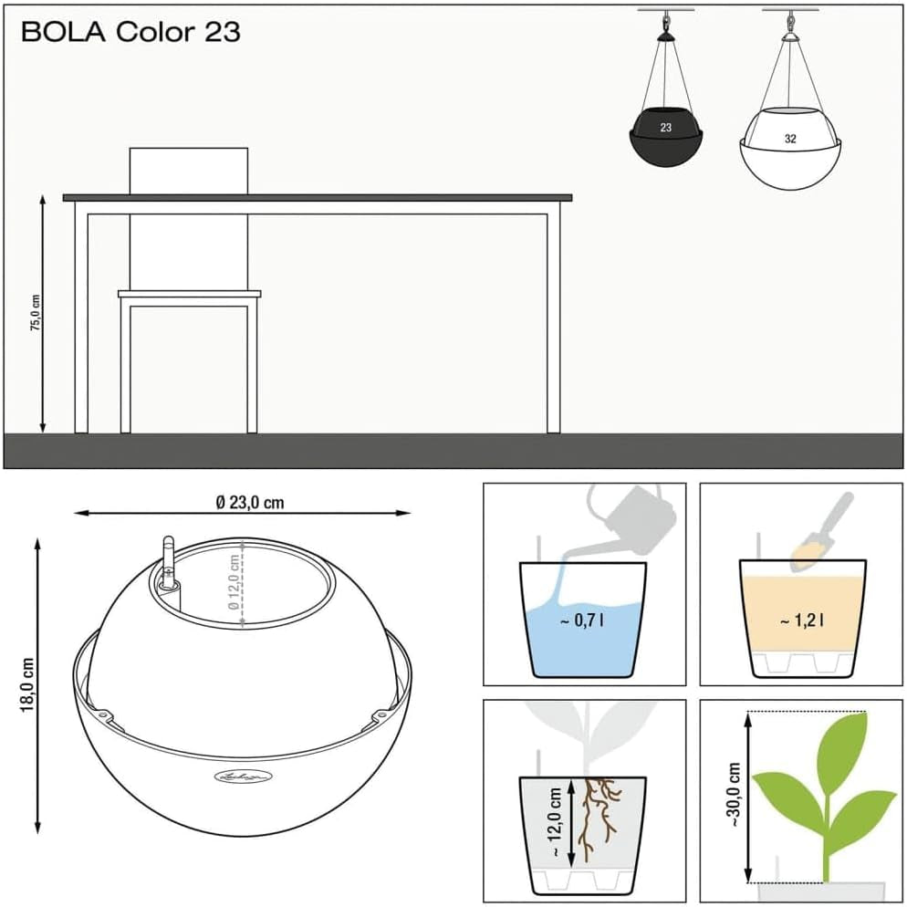 LECHUZA BOLA Couleur 23 brun sable 16766