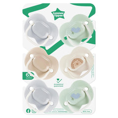 Tommee Tippee Anytime Suces, 0-6 mois, paquet de 6 sucettes symétriques, sans BPA