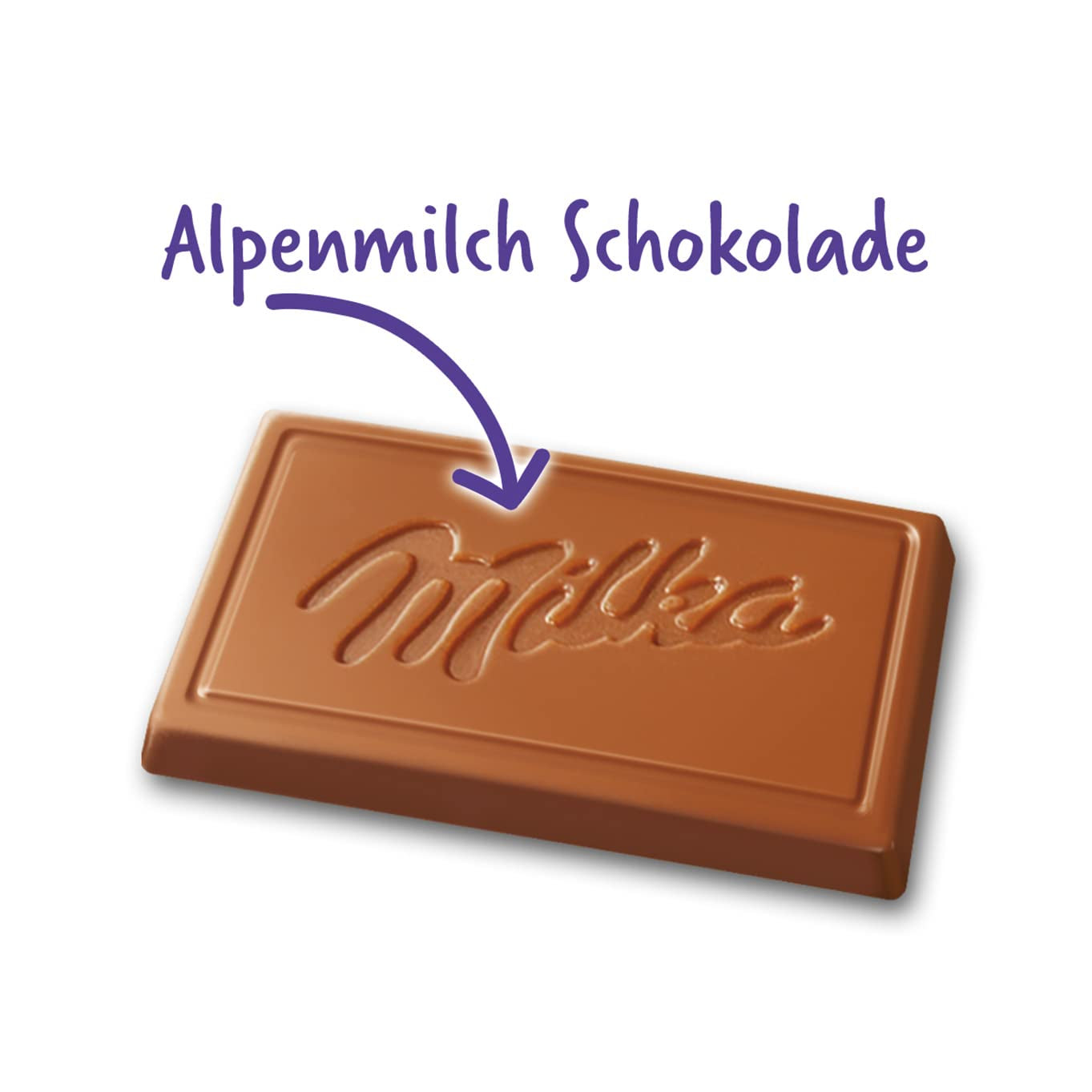 Milka Naps Smiling Bunny - Chocolat de Pâques au lait alpin dans un ravissant coffret cadeau - 115g