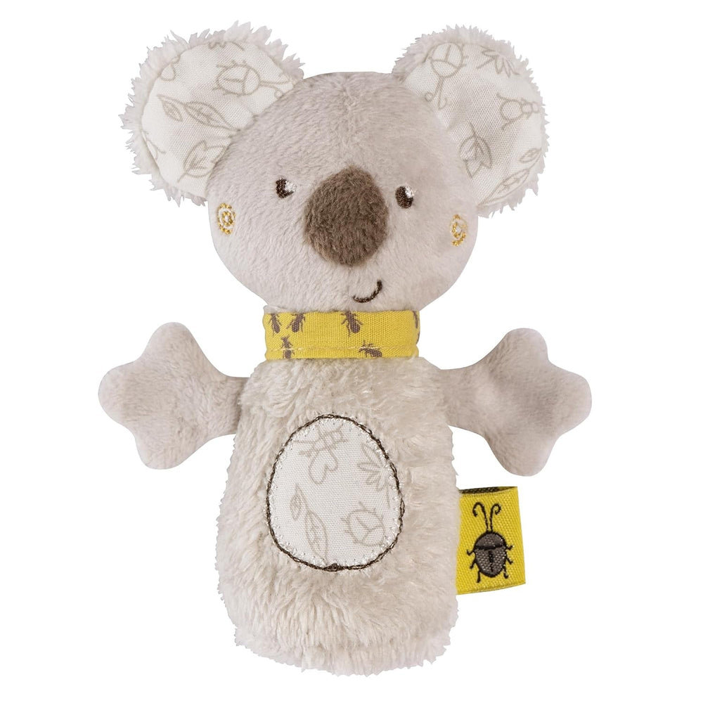 Fehn mini rattle otter - mini jucărie de prins pentru zornăit, pipăit și joacă cu un animal din țesătură moale și drăgălașă - un companion loial pentru bebeluși și copii mici cu vârsta de 0+ luni Jucarii Bebe Naty Shop Koala