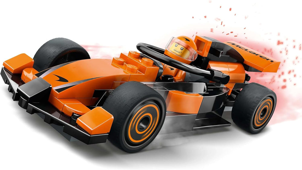LEGO City F1 Racer avec voiture de course Mclaren - Modèle de jouet de Formule 1 avec voiture de course et figurine - petit cadeau pour garçons et filles à partir de 6 ans ou fans de sports mécaniques 60442 Jeux de construction Besuche den LEGO-Store