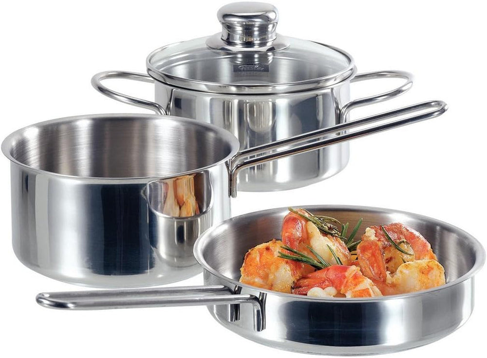 Fissler Häppchen / Casserole en acier inoxydable (Ø 16Cm - 0,5 litres ) Mini casserole découverte, idéale pour les petites collations - Induction, argent Casseroles et poêles Naty Shop