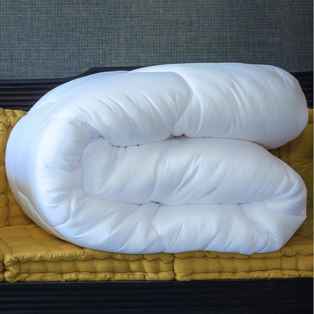 Blanrève Cthalvd011420 Copertă de plapumă Hollofil Allerban bumbac cald alb 140 X 200 cm Plapumi si pilote Naty Shop