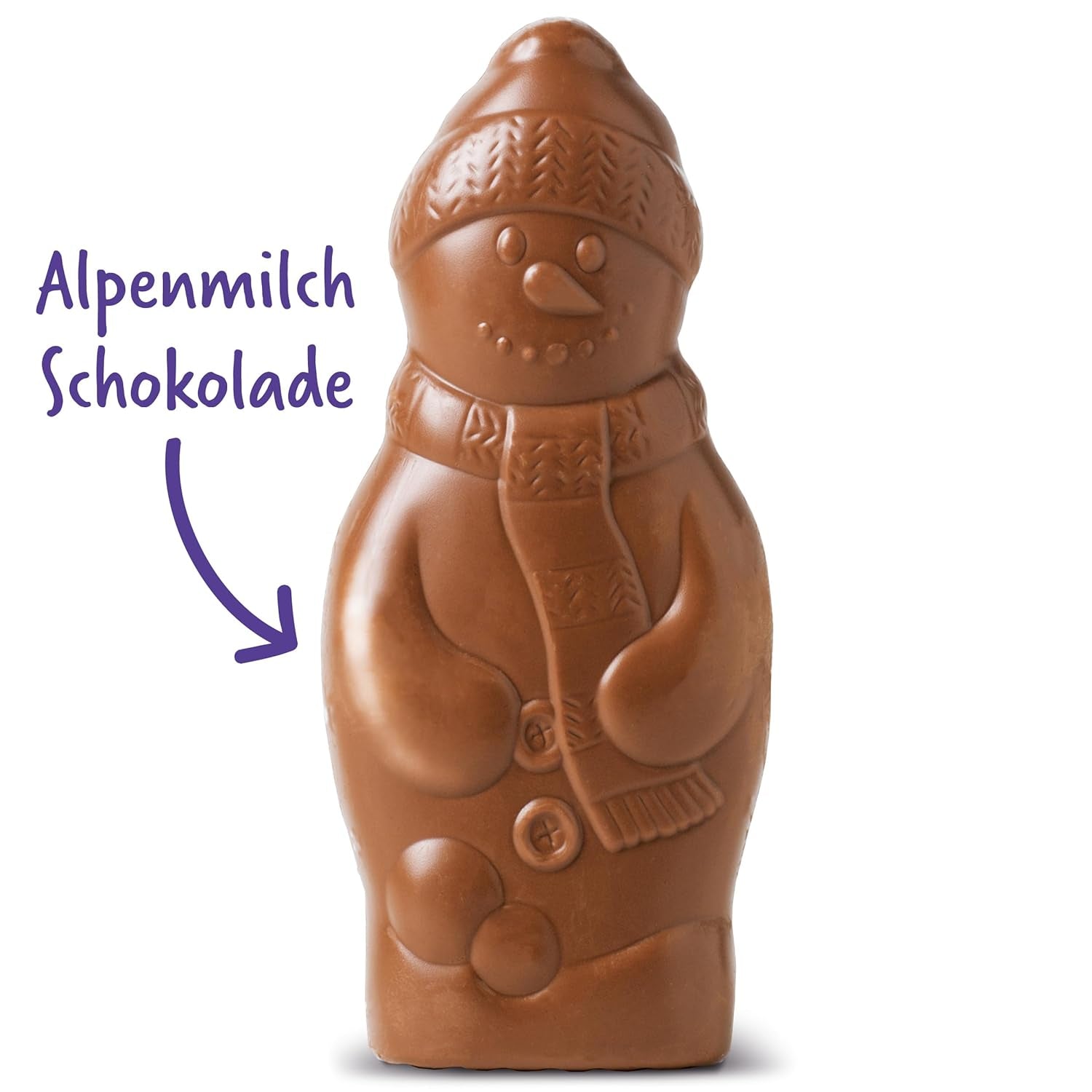 Milka Snowman Alpine Milk - Grand pack de bonhommes de neige en chocolat en 3 modèles - 24 x 50g
