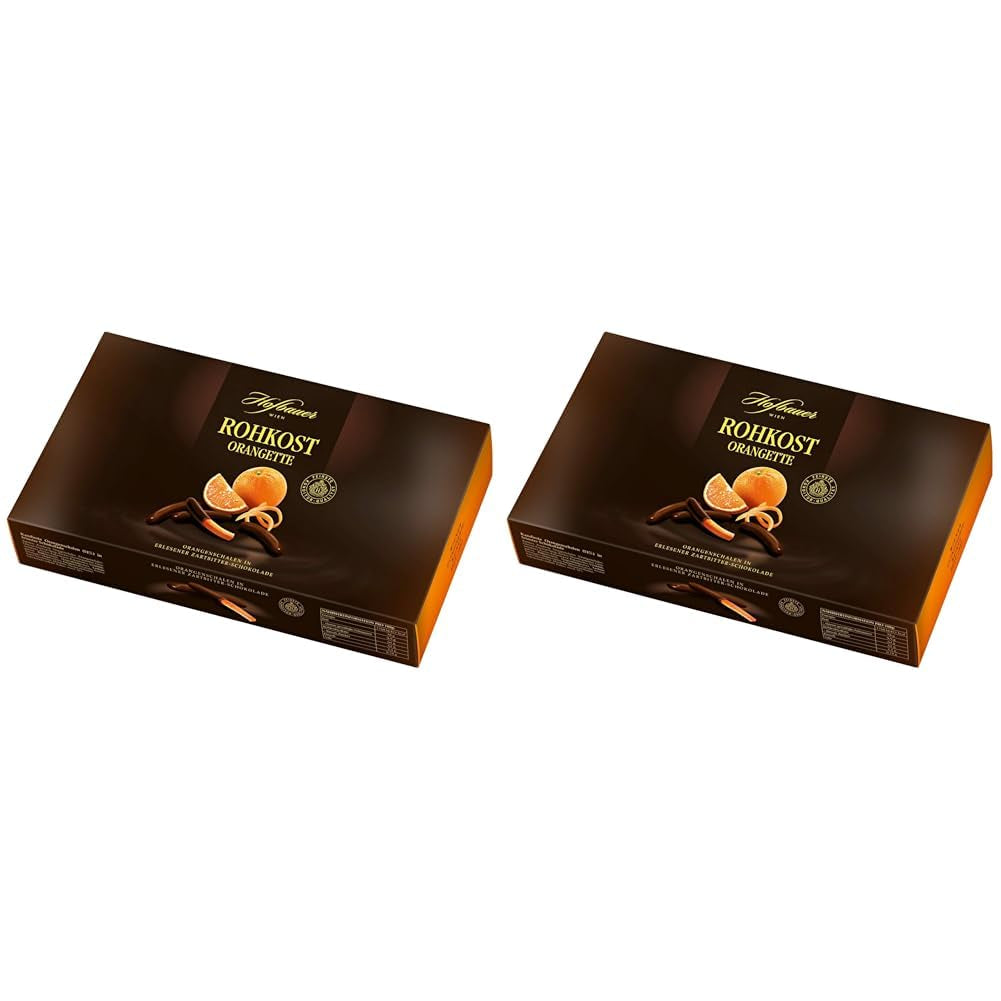 Hofbauer Vienna Orangette crue, tranches d'orange enrobées de chocolat, 1000 g