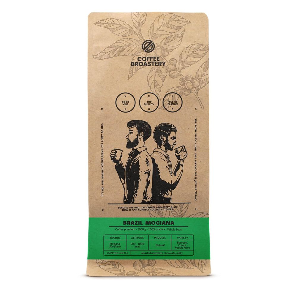 Lot de café en grains 2x1kg 2000g | Brésil Mogiana | Café brésilien | Café spécial | Fraîchement frit | Torréfacteur artisanal