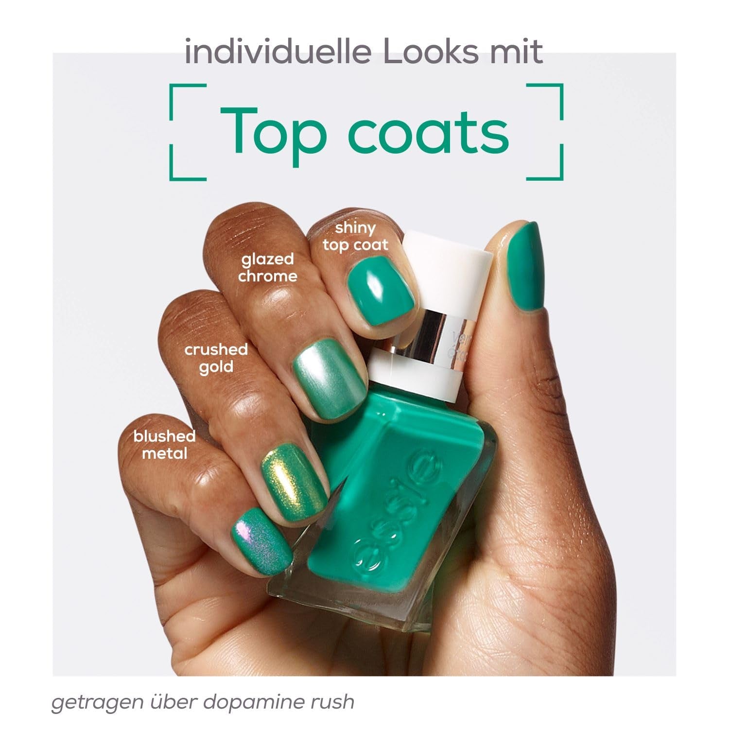 Essie Langanhaltender Nagelleck Top Coat Mit Glänzendem Finish, Maniküre Ohne Uv-Licht, Gel by Essie, Farbe: Nr. 00 Couche de Finition, Transparente, 1 X 13,5 Ml