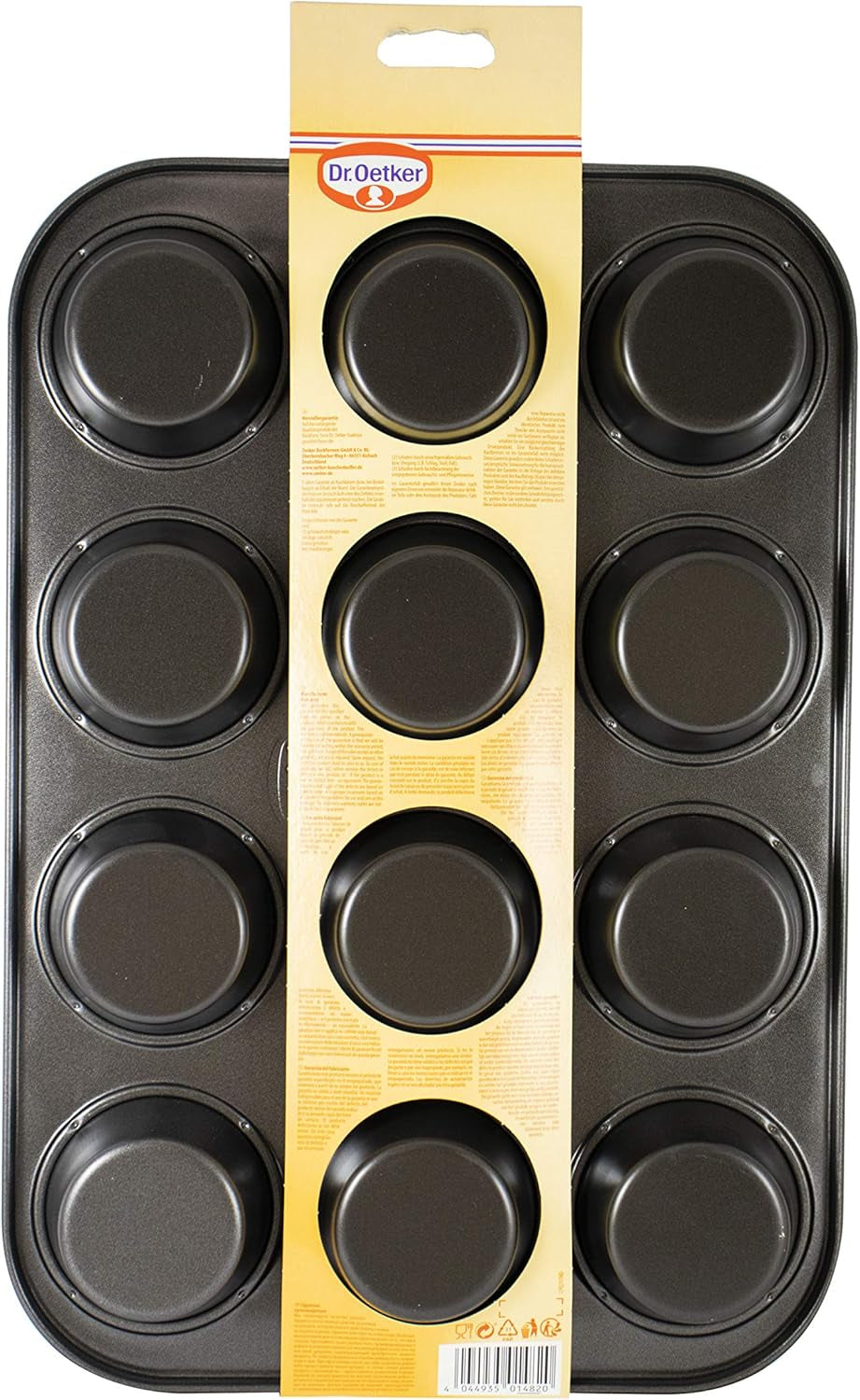 Dr. Oetker Muffinform 12-Er Mini Ø 7 Cm, Cupcake Form Für Saftige Muffins, Muffinblech Mit Antihaftbeschichtung, Menge: 1 Stück Moules et plaques à pâtisserie Naty Shop