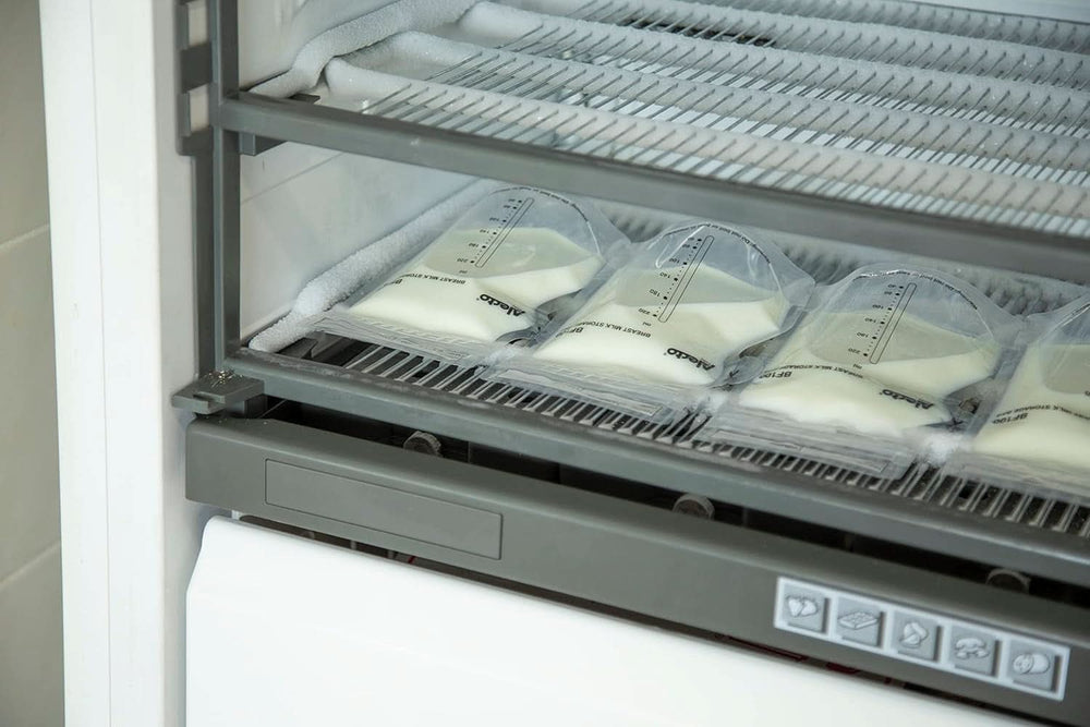 BF100 Sachet de conservation pour lait maternel - Sachet pour lait maternel - capacité 220 Ml - 100 pièces - Transparent Accessoires Alimentaire et Allaitement Bebe Naty Shop