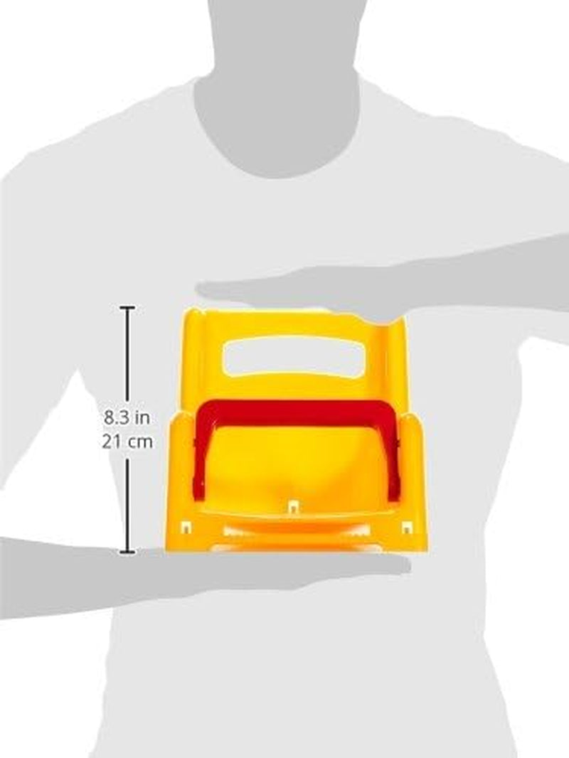 Lena 61168 Sitz für Puppen, ca. 27 cm, 1 farblich sortiertes Fach, Puppensitz für die Gepäckablage von Kinderfahrrädern, Gepäckträgersitz für die Lieblingspuppe Kleiner Puppenmütter, rot oder gelb