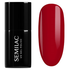 Semilac Vernis à Ongles UV 027 Rouge Intense 7 ml Collection Hottie