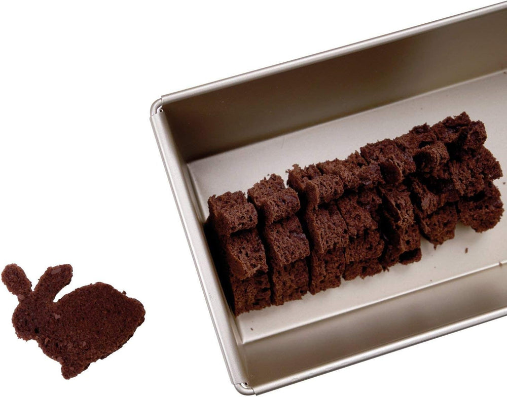 Plaque à pâtisserie Dr. Oetker avec coupe-lapin, Golden Easter - 25 cm, tôle d'acier antiadhésive, idéale pour les gâteaux de Pâques