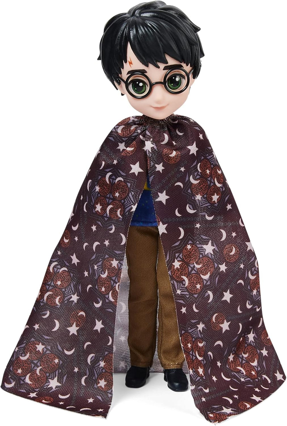 Wizarding World Harry Potter - Ensemble de jouets avec poupée Harry Potter plus grande de 20,3 cm, y compris Besen, Tarnumhang et autres accessoires