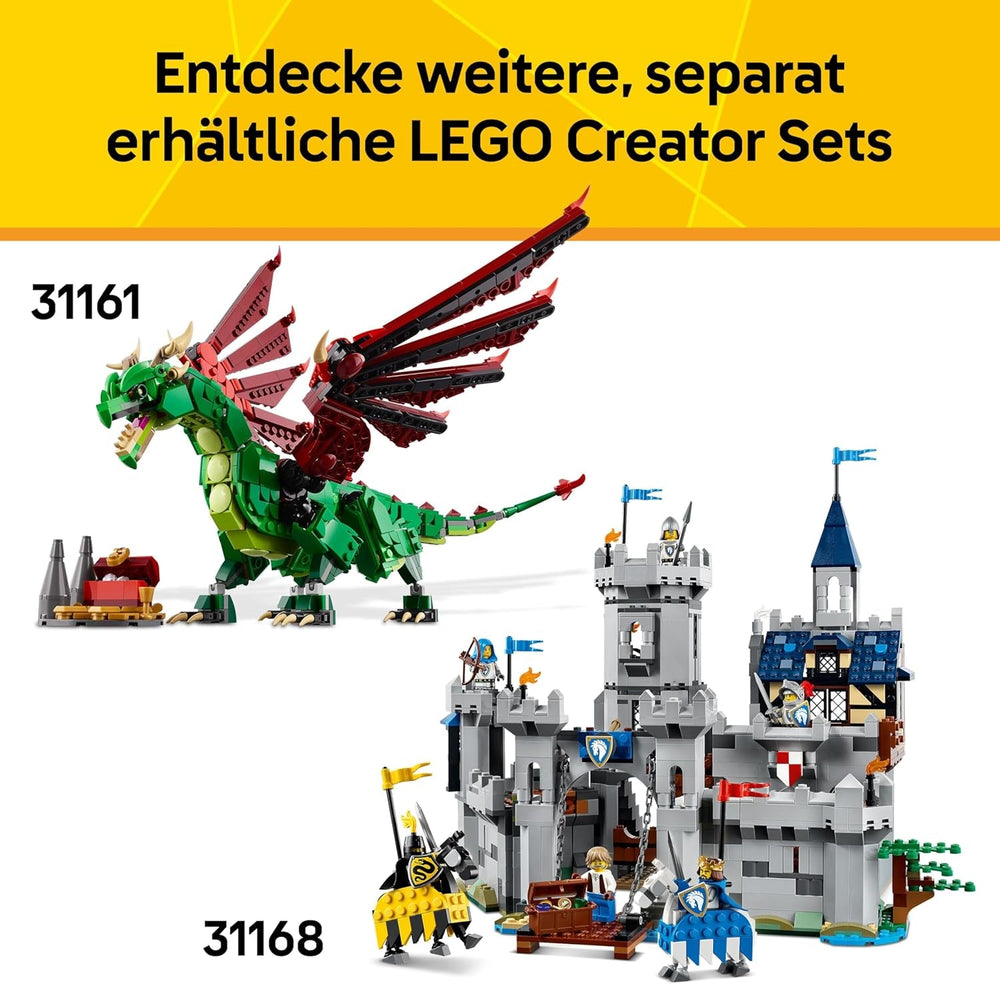 LEGO Creator 3in1 Prächtiges Ross - Pferde Spielzeug - Baue eine Bären- oder Hirschfigur - Geschenk zum Geburtstag für Mädchen und Jungen ab 9 Jahren - 31166