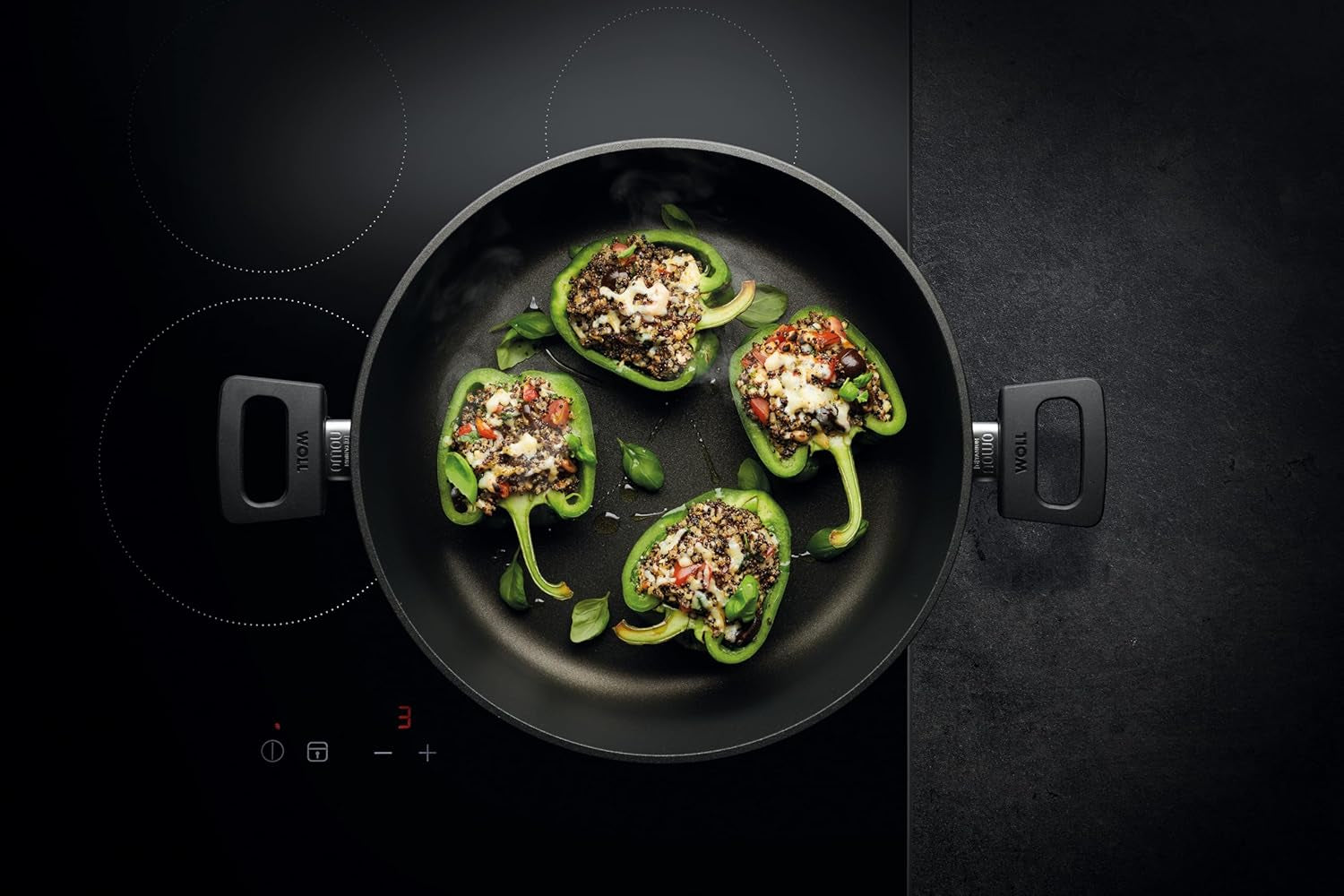 Woll Nowo Titanium Kasserole - Induktiv -, Ø 32 Cm, 8 Cm Hoch, 5.5 Liter, Mit 2 Seitengriffen - Geeignet Für Alle Herdarten Moules et plaques pour la cuisson Naty Shop