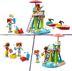 Tour d'observation des sauveteurs LEGO Friends avec jet skis, jouet pour enfants, idée cadeau pour filles et garçons à partir de 5 ans avec 2 figurines et un dauphin, jouet jet ski 42623 Jeux de construction Besuche den LEGO-Store