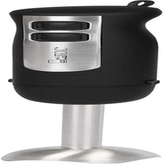 Clatronic Stabmixer SM 3739 Pürierstab, Handmixer, Mixer Für Smoothie, Shakes, 2 Stufen-Schalter, Multizerkleinerer, Edelstahl-Stab Und Messer, Aufhängeöse, 800 Watt Motor, Schwarz-Edelstahl Mama si Copilul Naty Shop