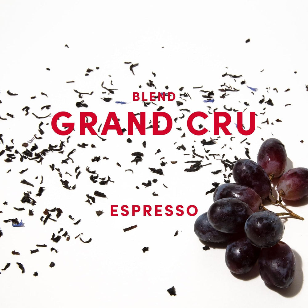 Mélange d'espresso Grand Cru - 100% Arabica du Brésil, d'Inde et de Tanzanie - fruchtig & complexe avec Earl Grey, Traube & vert Apfel - ganze Bohnen - 1kg - frisch geröstet à Berlin