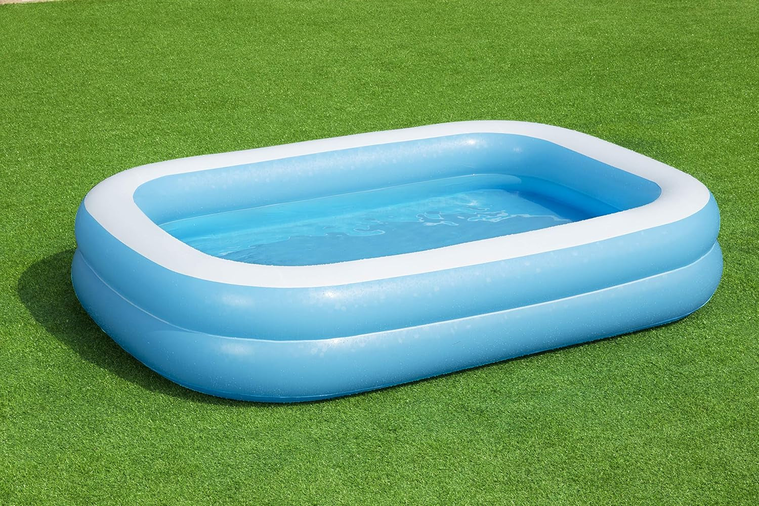 Bestway Family Pool, Piscine rectangulaire pour Enfants, Facile à Assembler, Couleur, 262 x 175 x 51 cm