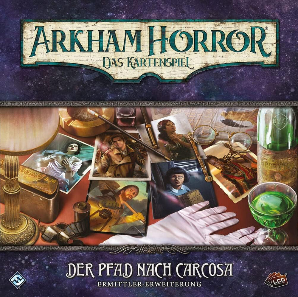 Fantasy Flight Games, Arkham Horror : LCG, jeu de base, jeu expert, jeu de cartes, 1 à 4 joueurs, à partir de 14 ans, 45 minutes et plus, allemand, multicolore, coloré