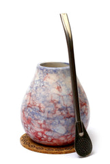 Set de ceai mate pentru două persoane ● 3X50G diferite tipuri de, 2 Matera, Bombillas ● Cadou pentru cupluri ● Ceașcă de ceai mate ● Ceașcă de ceai mate din ceramică ● Ceai yerba mate cu fructe