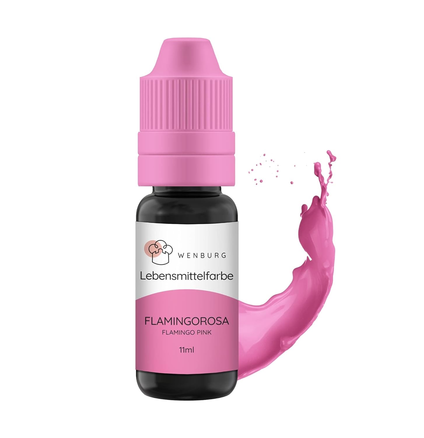 Colorant alimentaire Wenburg, pailleté, 11 ml, concentré, fabriqué en UE, liquide. Pour colorer la pâte, les boissons, les arômes, le slime - Colorant alimentaire à paillettes dorées - Colorant à gâteau doré - Paillettes dorées