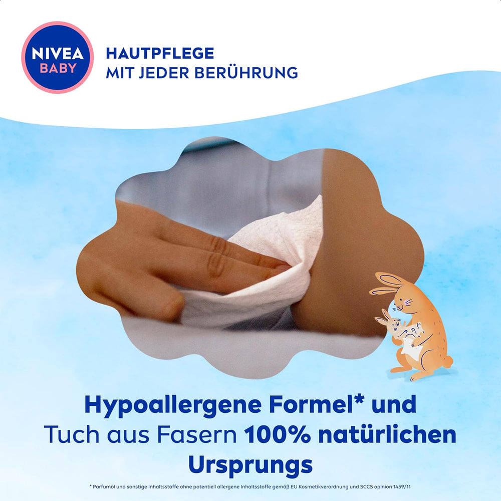 NIVEA Baby Aqua lingettes humides 4x57 pièces