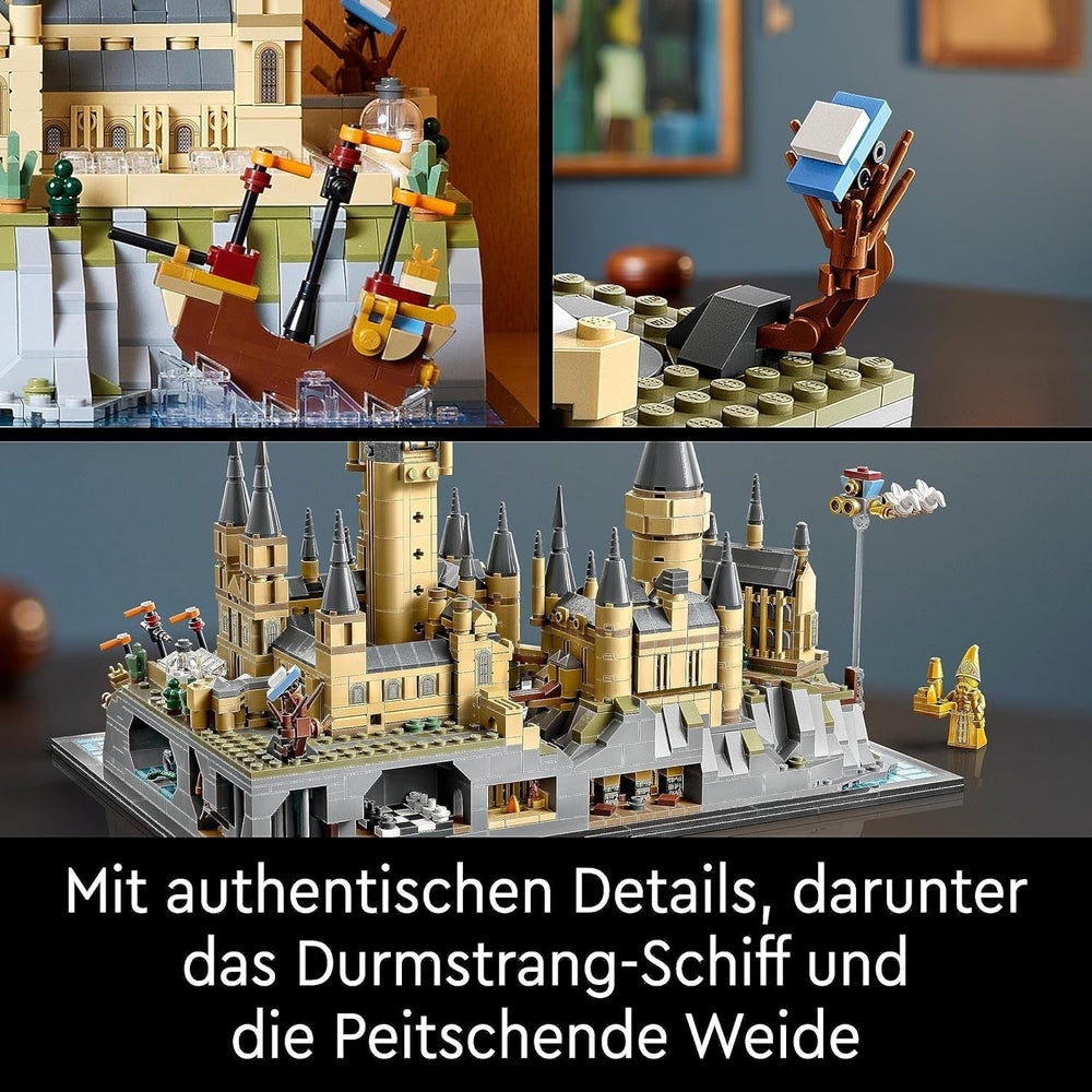 Château de Poudlard LEGO Harry Potter avec ailes de château - ensemble de collection pour adultes comprenant la tour principale et la tour astronomique, la chambre des secrets et une figurine d'architecte - cadeau pour femme - 76419 Jeux de construction Besuche den LEGO-Store