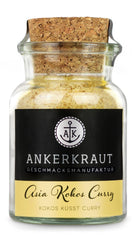 Ankerkraut Asia Kokos Curry, 85g dans un verre en liège, Gewürz für Kokos-Milch Gemüse Fleisch, Einfach Lecker Zu Hause Kochen, Premium Qualität in der Panne