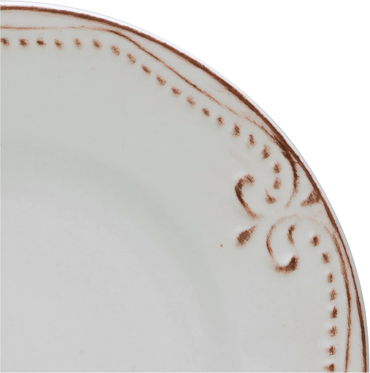 CreaTable, 23601, Série Romantic Vintage, Service de table 16 pièces pour 4 personnes, Service combiné en porcelaine, Passe au lave-vaisselle et au micro-ondes, Fabrication de qualité