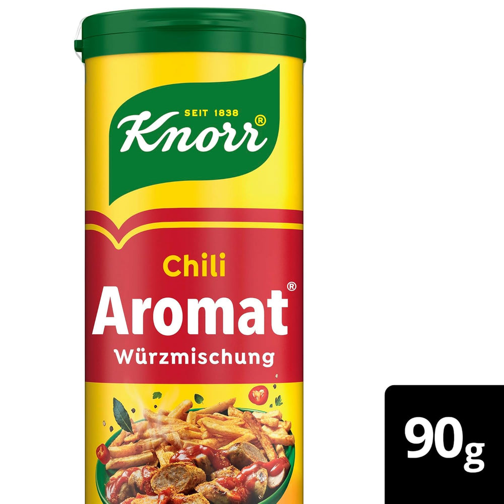 Knorr Würzmischung Chili Aromatisé pour des plats rapides pour assaisonner et assaisonner les pommes de terre, les pâtes, les légumes et plus encore 90 g