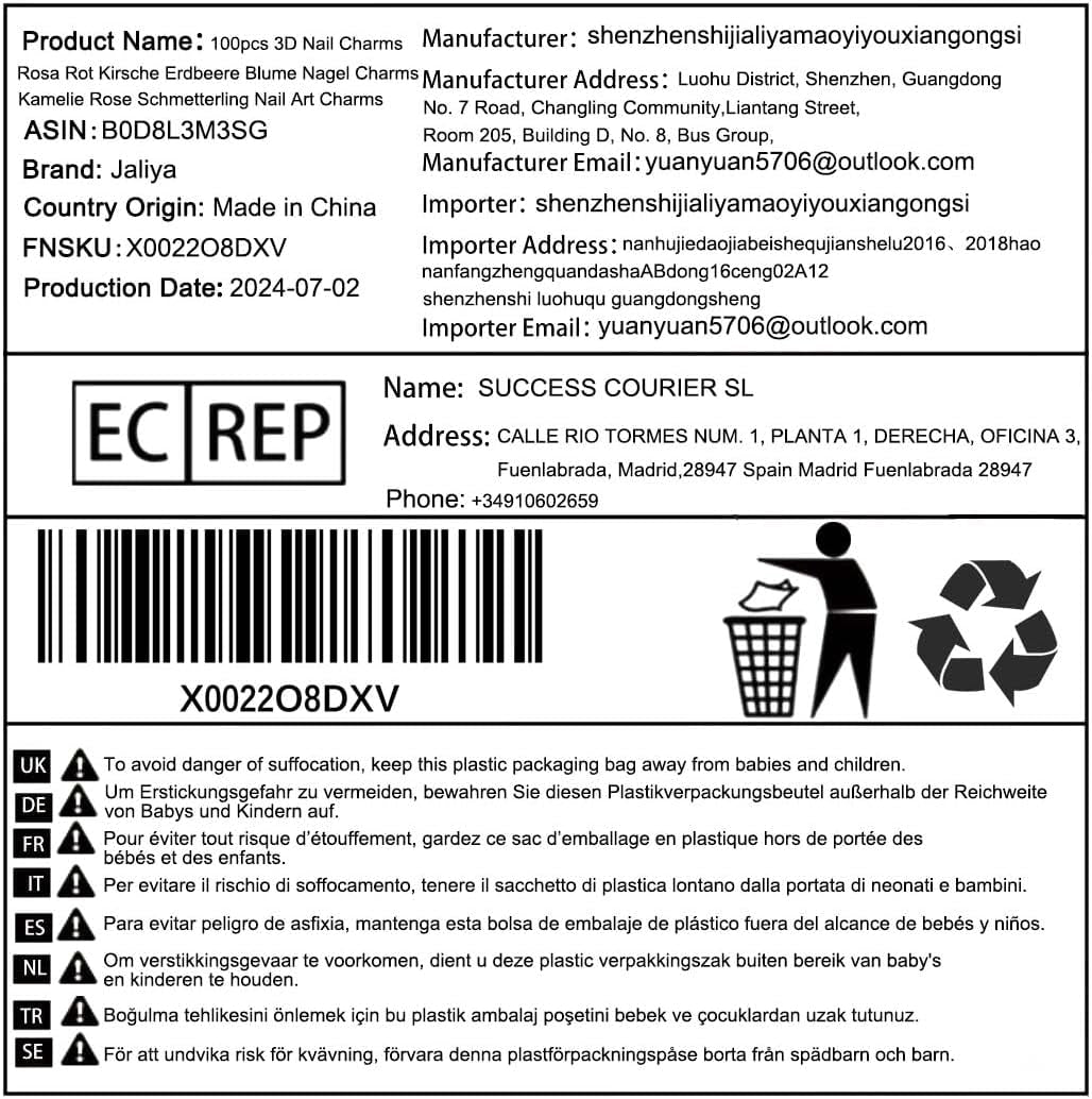 100Pcs 3D Nail Charms Rosa Rot Kirsche Erdbeere Blume Nagel Charms Kamelie Rose Schmetterling Nail Art Charms Flatback Herz Schleife Charms Nägel Zubehör Mond Stern Nagelschmuck Nageldesign Anhänger