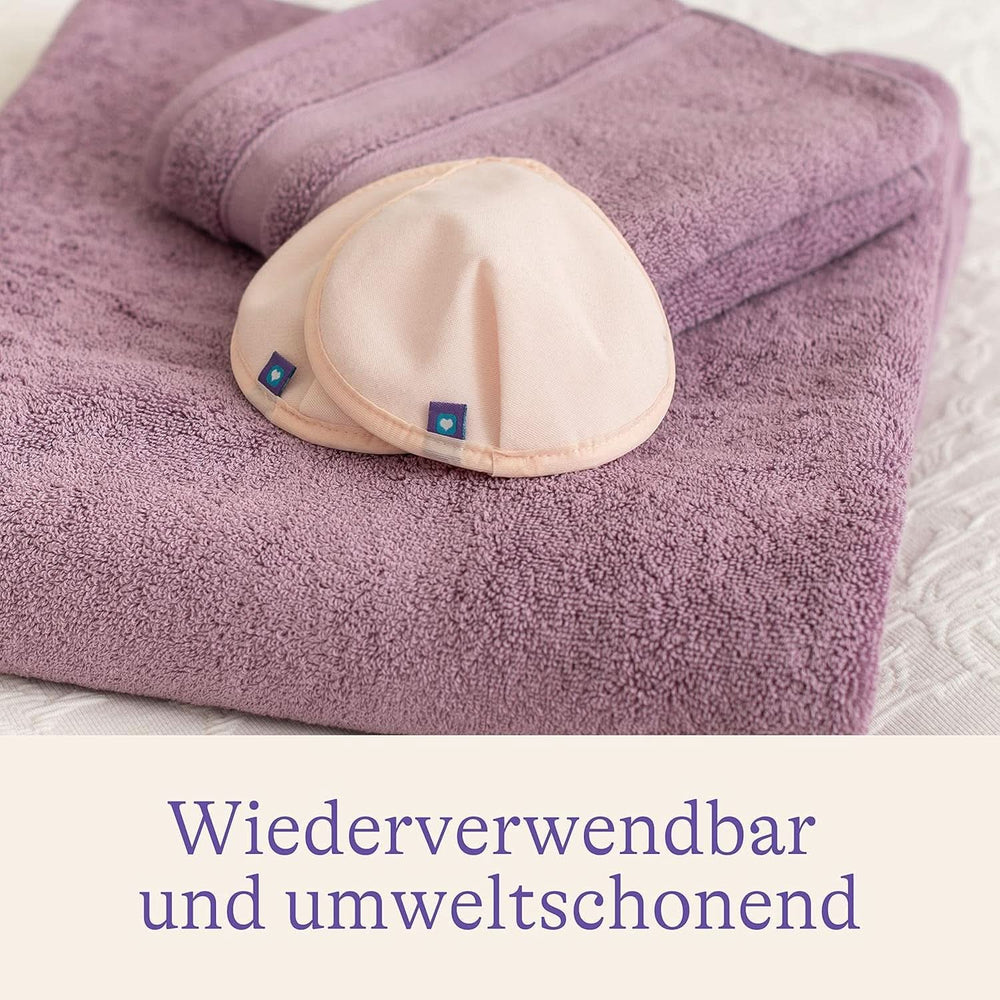 Lansinoh Washbare Stilleinlagen Hellrosa & Schwarz - 8 Stück Inkl. Wäschenetz - Ultrasaugfähig, Superweich Und Wiederverwendbar Accessoires Alimentation et allaitement Bebe Naty Shop