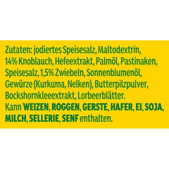 Knorr Würzmischung Garlic Aromat für schnelle Gerichte zum Würzen und Verfeinern von Pasta, Pizza, Gemüse and more 90 g