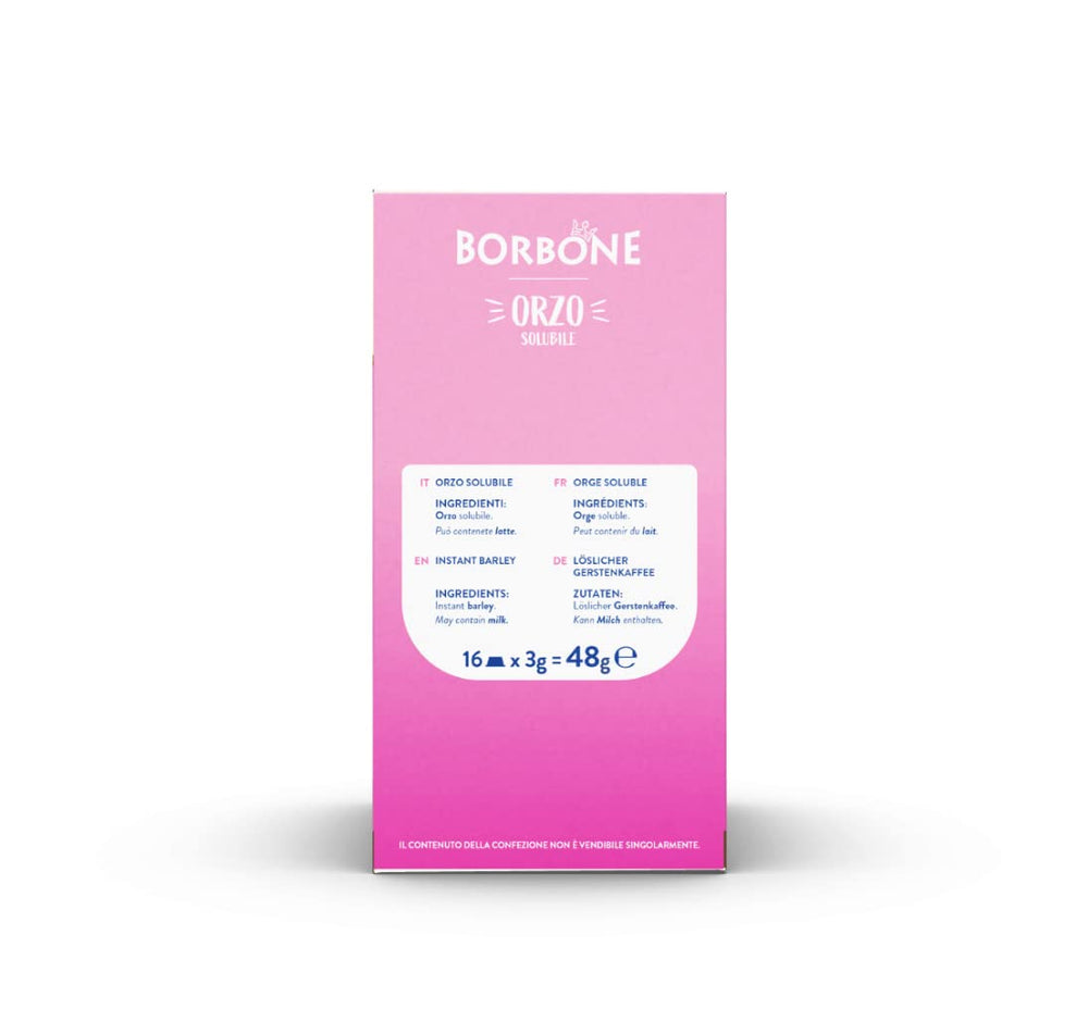 Caffè Borbone Malzkaffee - 96 Kapseln (6 Packungen mit 16 Stück) - Compatible avec Lavazza A Modo Mio Haushalts-Espressomaschinen