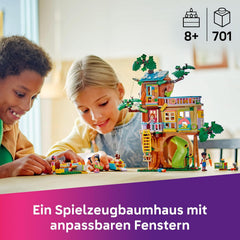 LEGO Friends Baumhaus - Jeu pour un bon garçon avec 2 figurines, 4 figurines, un jardin et un jeu de jouets - Jouets de rêve pour les filles et les jeunes à partir de 8 ans - 42652
