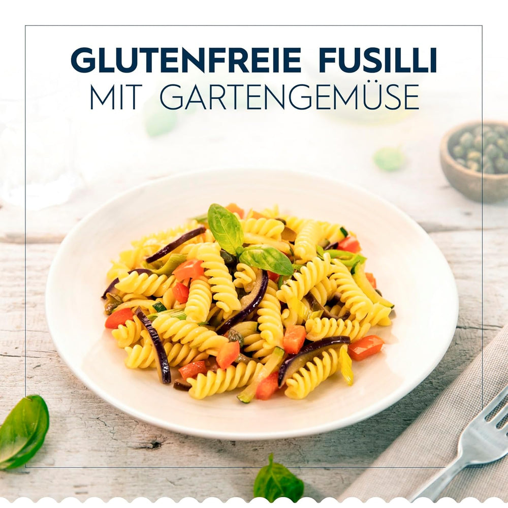 Pâtes Fusilli Barilla sans gluten à base de délicieux maïs et riz - parfaites pour les personnes atteintes de la maladie coeliaque ou d'intolérance au gluten 400g