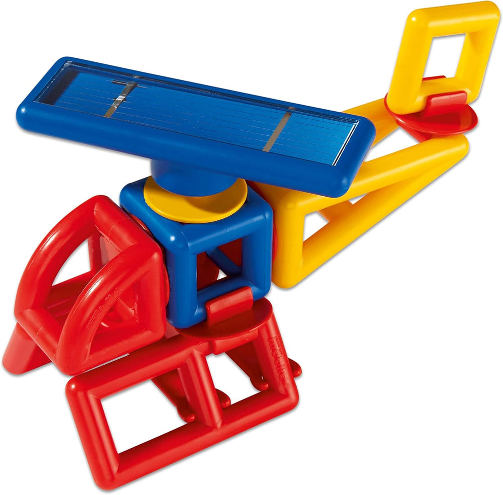 Plasticant Mobilo Konstruktions-Set I, 192 Teile - Kreatives Konstruktionsspielzeug fabriqué en Allemagne - bauen, spielen, lernen für Kinder 3 - 8 Jahre, Rot, Gelb, Blau