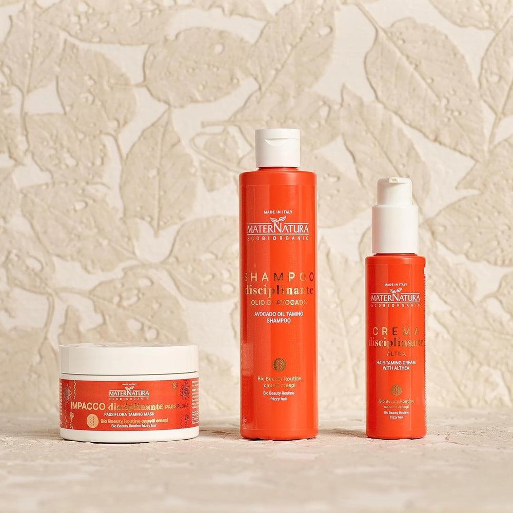 Maternatura Masque Cheveux Bouclés Bouclés à la Passiflore, Réparation, Force et Brillance pour des Boucles Parfaites, Routine de Beauté Bio pour Cheveux Bouclés, Fabriqué en Italie - 100 ml Naty Shop Masque Capillaire