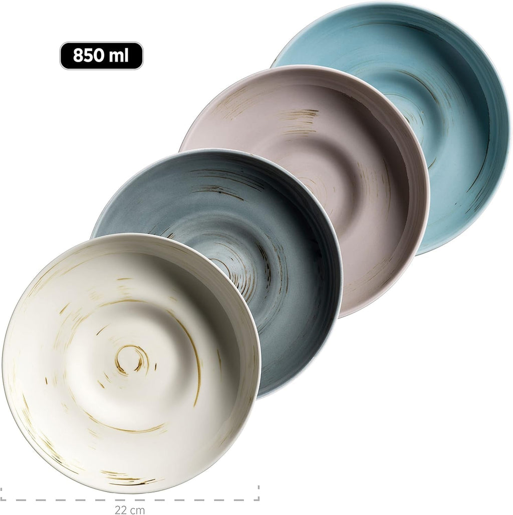 MÄSER 931526 Set de veselă premium Derby pentru 4 persoane Seturi vesela masa Naty Shop