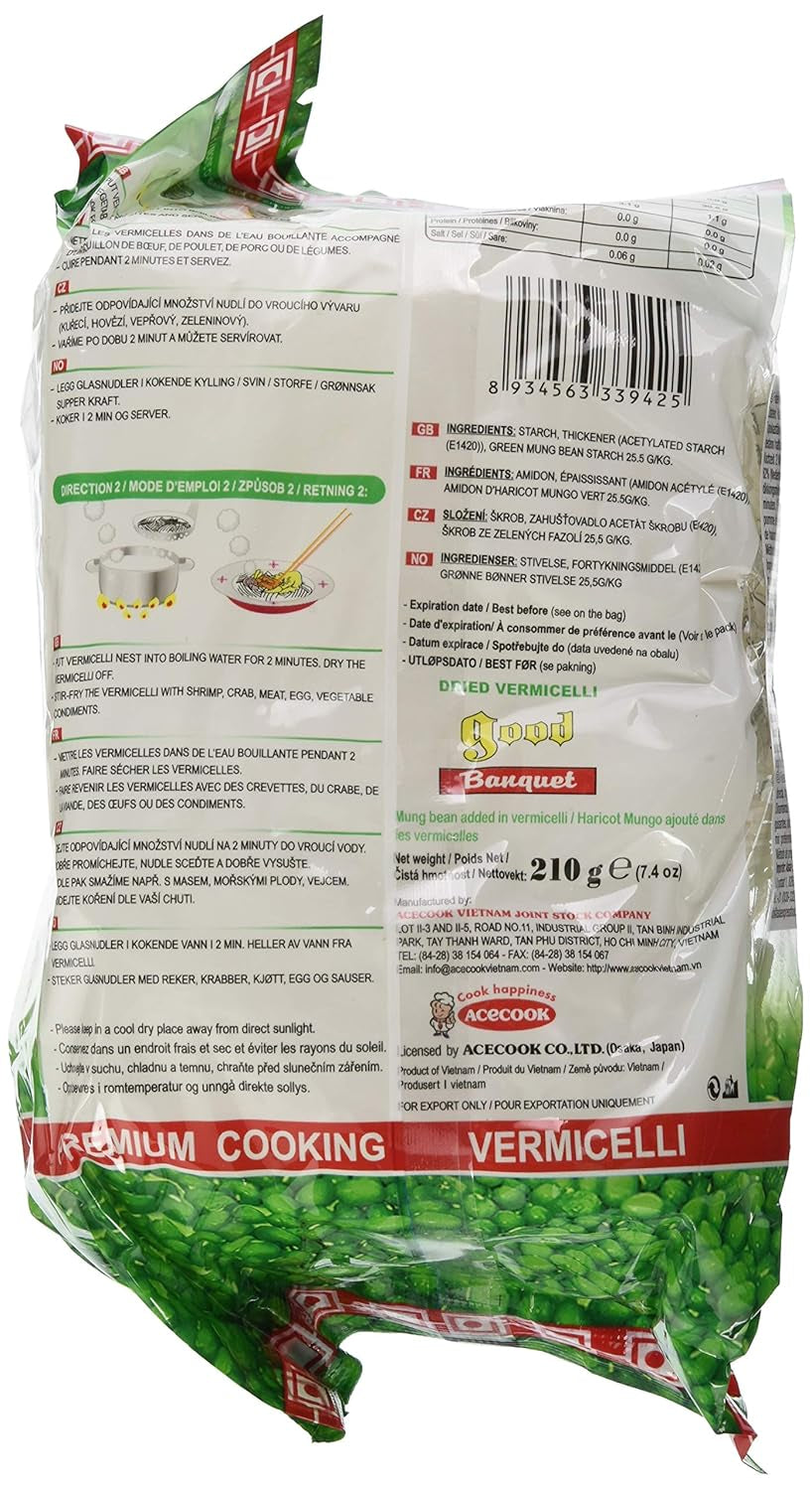 ACECOOK - Vermicelles aux haricots GD - (1 X 210 GR)