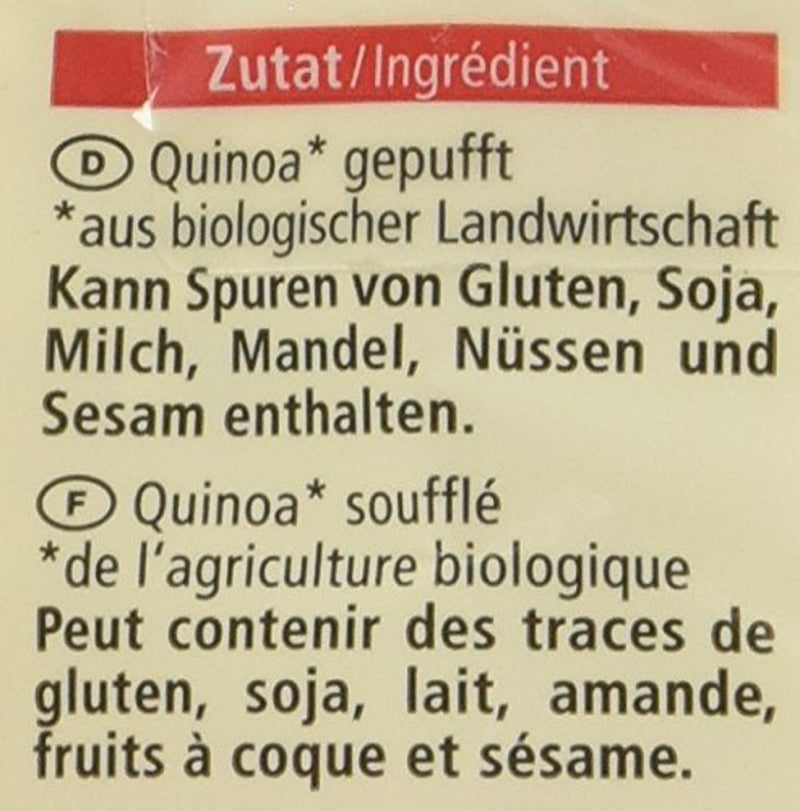 Quinoa expansé bio, 125g
