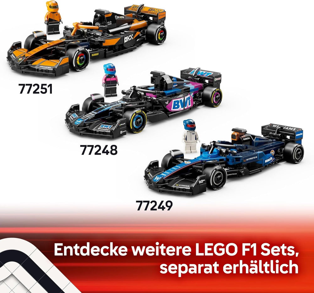 LEGO Speed Champions Mercedes-AMG F1 W15 Rennauto - Spielzeug mit Formel 1 Minifigur - Modell Auto zum Sammeln und Bauen - Geschenk für Jungen & Mädchen ab 10 Jahren oder Erwachsene Fans 77244