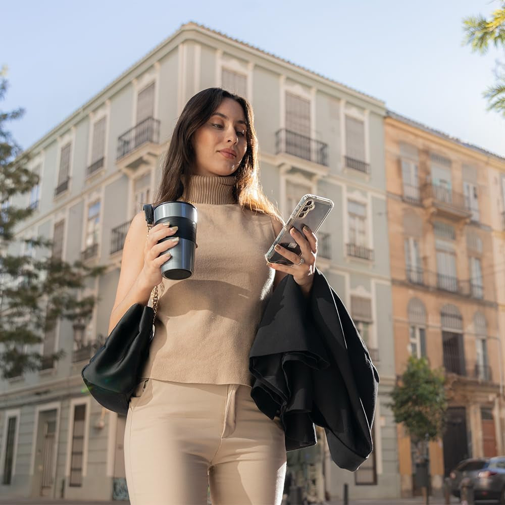 Machine à expresso Cecotec Coffee 66 Drop & Go avec carafe thermique, 700 W, capacité 420 ml, bec verseur scellé, filtre permanent ou en papier, fonction d'arrêt automatique, récipient avec fenêtre