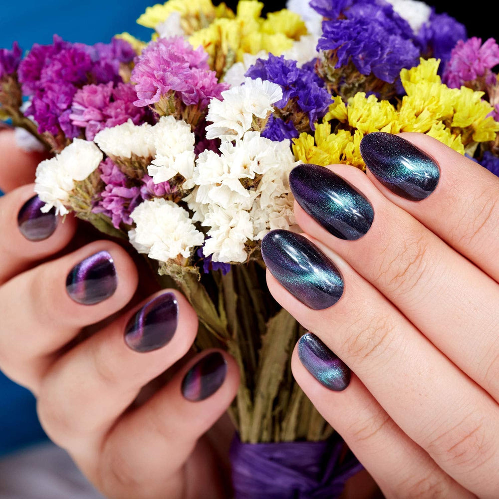 Nail Art Werkzeug Magnetstift, 10 Stück Nagel Magnet Stick Tool Set, Nagel Magnet Stift et Starker Magnet Stock Punktierungsstifte for DIY 3D Magnetics Katzenauge UV Gel Polnisch Nagel Kunst