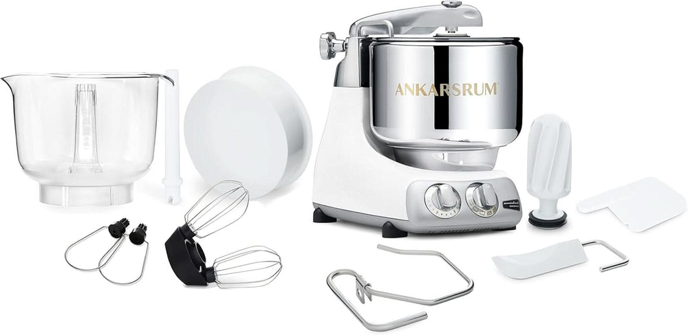 Ankarsrum - Assistant Base Originale Machine de Cuisine Crème AKM6230MW Blanc Minéral Mère et Enfant Naty Shop