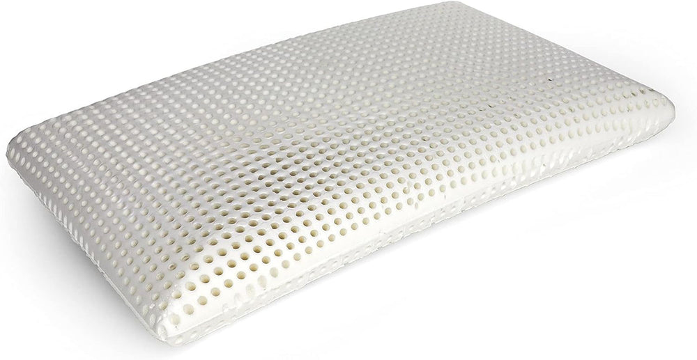 Talamo Italia Lot de 2 Oreillers de Lit 100% Made in Italy Oreiller "Savon" Amovible Mousse à Mémoire Perforée Hypoallergénique et Respirant 70X40Xh16 Cm Naty Shop Altezza 16 Oreillers Standard sans Housse Simple