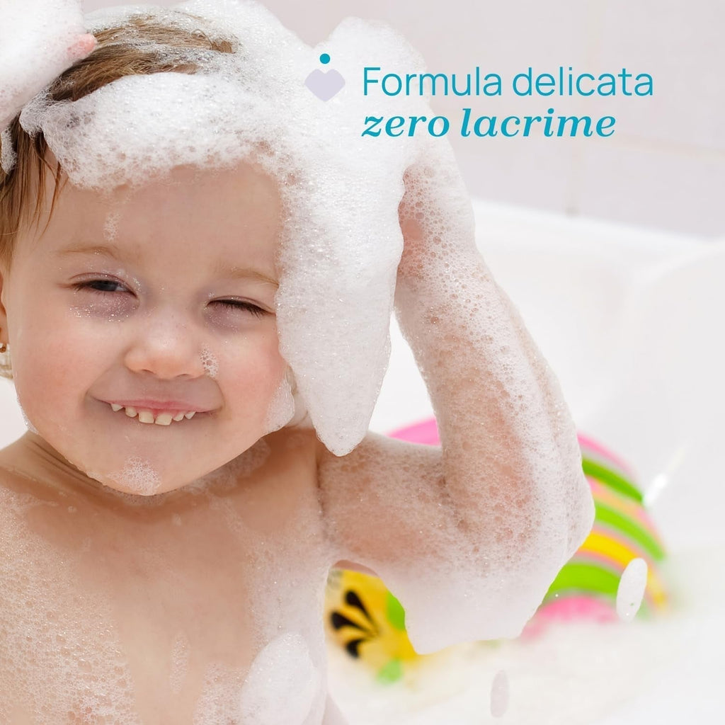 Chicco KIDS - DELICATE SKIN - 2 IN 1 MOUSSE: ȘAMPON ȘI CONDITIONER, 150 ml Copii - Baie si Skincare Naty Shop